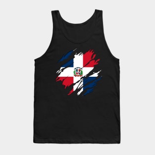 Proud Dominicana Flag, Republica dominicana gift heritage, Dominican girl Boy Friend dominicano Tank Top